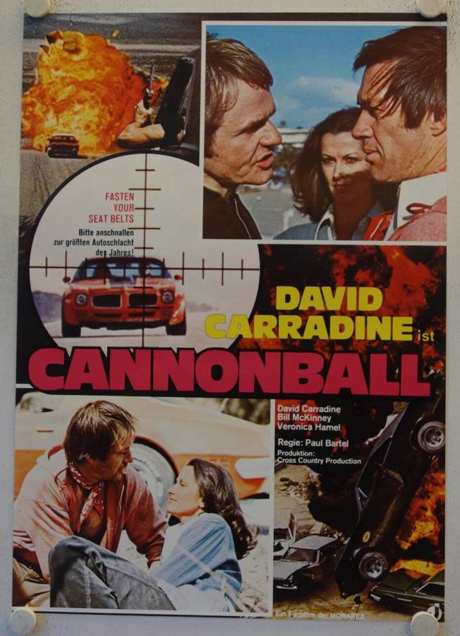Cannonball original release german movie poster